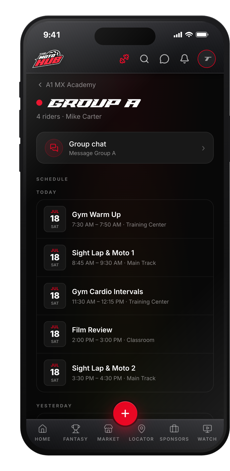 Training programs in TheMotoHub